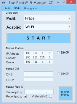 Blue IP and Wi-Fi Manager - CZ - náhled