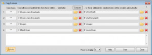 CopyFolders - náhled