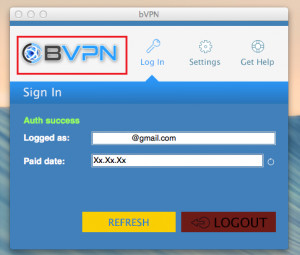 bVPN - náhled