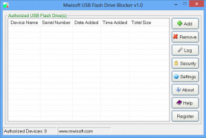 Mwisoft USB Flash Drive Blocker  - náhled