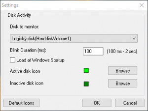 Disk Activity Indicator - náhled