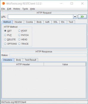 RESTClient - náhled