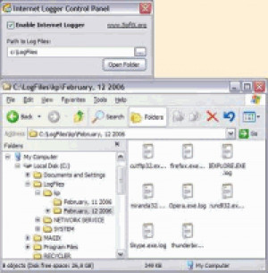 Free Internet Logger - náhled