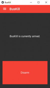 BusKill App - náhled