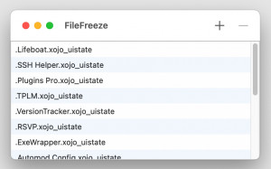FileFreeze - náhled