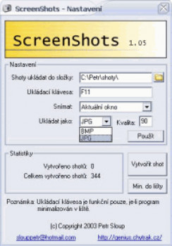 ScreenShots - náhled