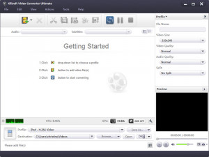 Xilisoft Video Converter - náhled