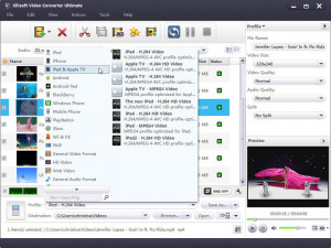 Xilisoft Video Converter - náhled