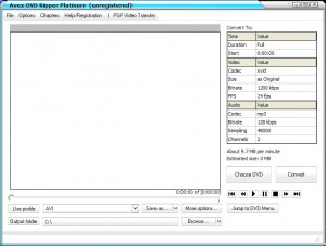 Avex DVD Ripper - náhled