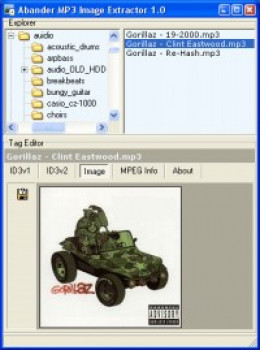 Abander MP3 Image Extractor - náhled