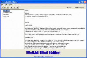 HtmlList Html Editor - náhled