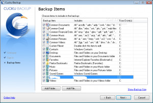 Cucku Backup - náhled