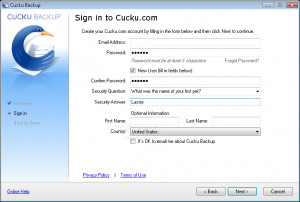 Cucku Backup - náhled