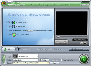 Leawo 3GP converter - náhled