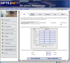 Optenet Web Filter PC - náhled