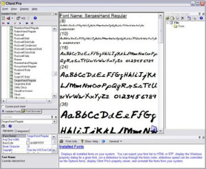 Cfont Pro - náhled