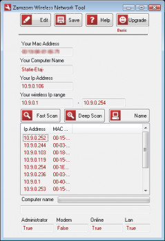 Zamzom Wireless Network Tool - náhled