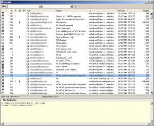 MiTeC Mail Viewer - náhled