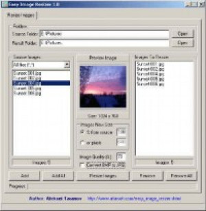 Easy Image Resizer - náhled