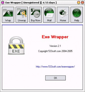 Exe Wrapper - náhled