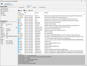 XRPL Server Manager - náhled