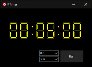 KTimer - náhled