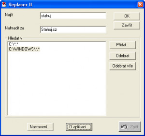 Replacer II - náhled