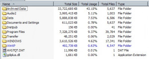 Aurionix FileUsage - náhled