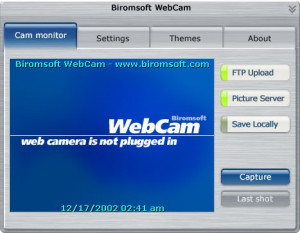 Biromsoft WebCam Software - náhled