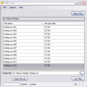 File Fuse - náhled