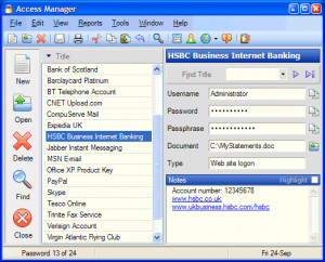 Access Manager - náhled