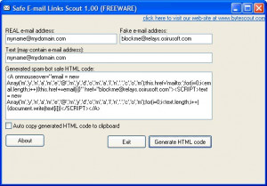 Safe E-Mail Links Scout - náhled
