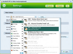 Acoolsoft PPT to Video Free - náhled