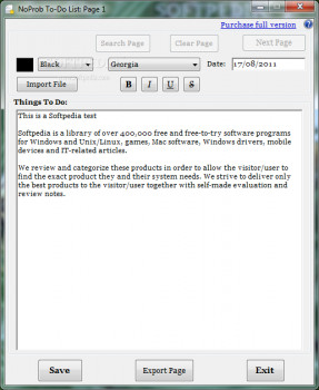 NoProb To-Do List - náhled