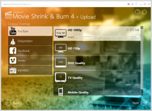 Ashampoo Movie Shrink & Burn - náhled