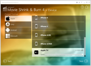 Ashampoo Movie Shrink & Burn - náhled