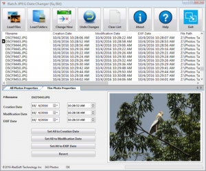 Batch JPEG Date Changer - náhled