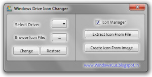 Windows Drive Icon Changer - náhled