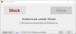 shutdownBlocker - náhled