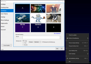 zVirtualDesktop - náhled