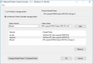 Network Printer Control - náhled