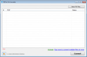 PDF to Txt Converter - náhled