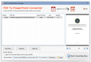 PDF to PowerPoint Converter - náhled