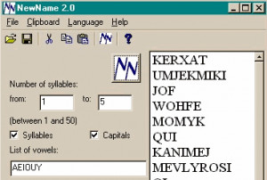 NewName - náhled