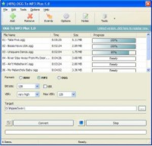 OGG to MP3 Plus - náhled