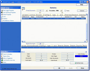 HSLAB Print Logger SOHO - náhled