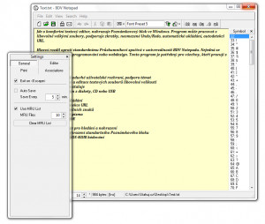 BDV Notepad - náhled