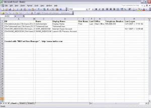 IMI Fast User Manager - náhled