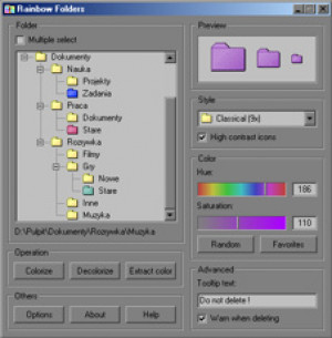 Rainbow Folders - náhled