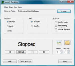 Moody Desktop - náhled